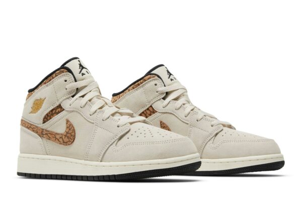 Jordan 1 Mid SE Brown Elephant (GS) DZ5369-102 - Phonecase4u photo 8