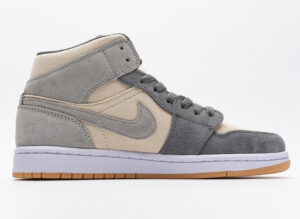 Jordan 1 Mid SE Coconut Milk Particle Grey (GS) DN4346-100 - Phonecase4u photo 1