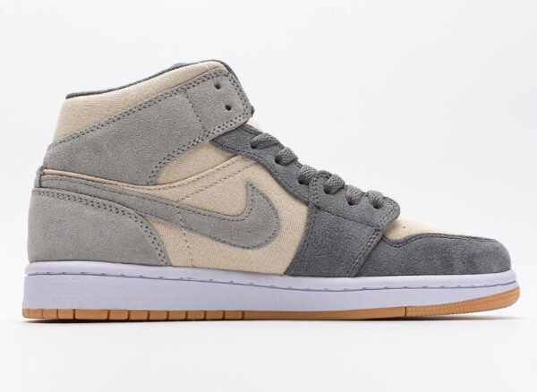Jordan 1 Mid SE Coconut Milk Particle Grey (GS) DN4346-100 - Phonecase4u photo 1