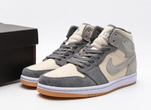 Jordan 1 Mid SE Coconut Milk Particle Grey (GS) DN4346-100 - Phonecase4u photo 4