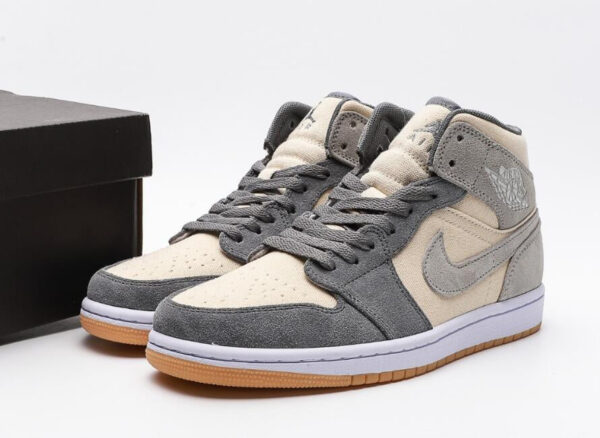 Jordan 1 Mid SE Coconut Milk Particle Grey (GS) DN4346-100 - Phonecase4u photo 4
