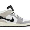 Jordan 1 Mid SE Craft White Cement Grey Black (GS) FD9091-002 - Phonecase4u photo 1