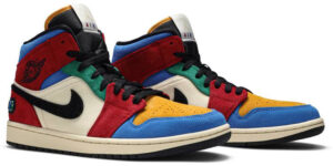 Jordan 1 Mid SE Fearless Blue the Great CU2805-100 - Phonecase4u photo 3