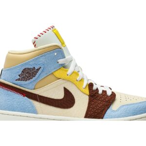 Jordan 1 Mid SE Fearless Maison Chateau Rouge CU2803-200 - Phonecase4u photo 2