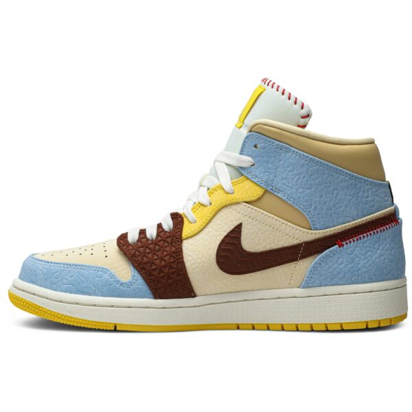 Jordan 1 Mid SE Fearless Maison Chateau Rouge CU2803-200 - Phonecase4u photo 3
