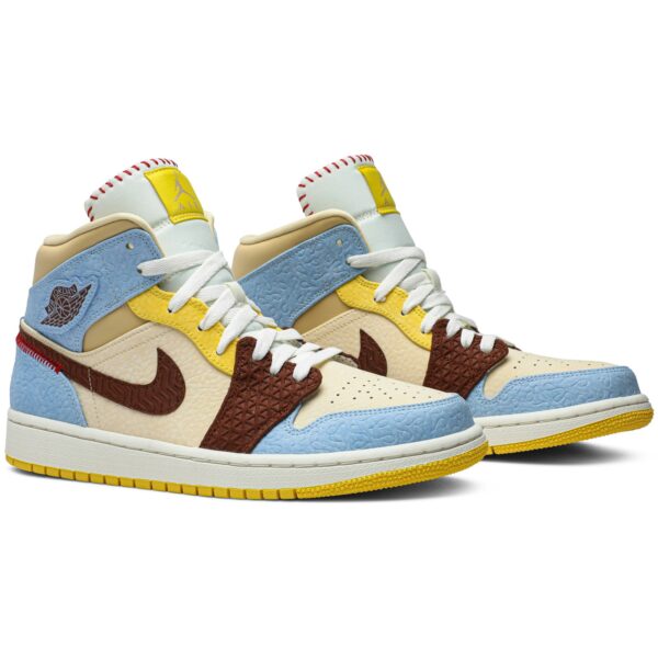 Jordan 1 Mid SE Fearless Maison Chateau Rouge CU2803-200 - Phonecase4u photo 8