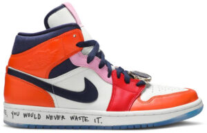 Jordan 1 Mid SE Fearless Melody Ehsani (Women's) CQ7629-100 - Phonecase4u photo 1