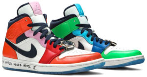 Jordan 1 Mid SE Fearless Melody Ehsani (Women's) CQ7629-100 - Phonecase4u photo 5