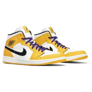 Jordan 1 Mid SE Lakers 852542-700 - Phonecase4u photo 8