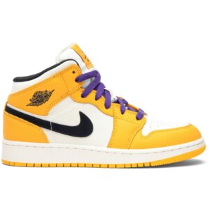 Jordan 1 Mid SE Lakers (GS) BQ6931-700 - Phonecase4u photo 1