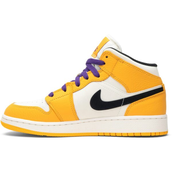 Jordan 1 Mid SE Lakers (GS) BQ6931-700 - Phonecase4u photo 3