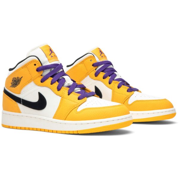 Jordan 1 Mid SE Lakers (GS) BQ6931-700 - Phonecase4u photo 8
