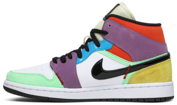 Jordan 1 Mid SE Multi-Color (Women's) CW1140-100 - Phonecase4u photo 4