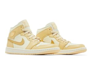Jordan 1 Mid SE Pale Vanilla Metallic Gold (Women's) FB9892-200 - Phonecase4u photo 8