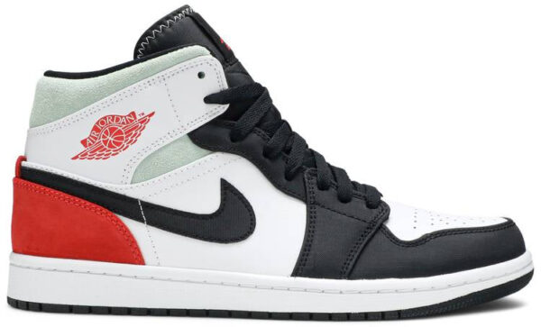 Jordan 1 Mid SE Red Black Toe 852542-100 - Phonecase4u photo 1