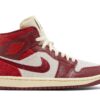 Jordan 1 Mid SE Tiki Leaf Team Red (Women's) DZ2820-601 - Phonecase4u photo 1