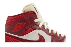 Jordan 1 Mid SE Tiki Leaf Team Red (Women's) DZ2820-601 - Phonecase4u photo 2