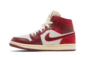 Jordan 1 Mid SE Tiki Leaf Team Red (Women's) DZ2820-601 - Phonecase4u photo 3