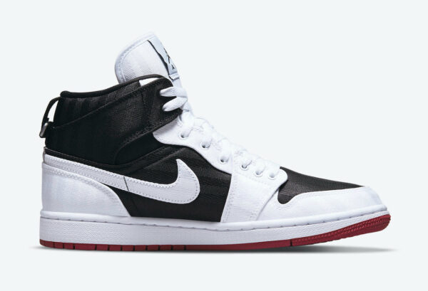 Jordan 1 Mid SE Utility Canvas White Black Gym Red (Women's) DD9338-016 - Phonecase4u photo 3