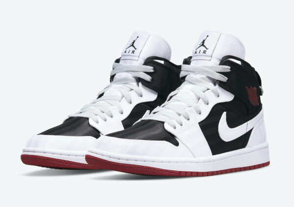 Jordan 1 Mid SE Utility Canvas White Black Gym Red (Women's) DD9338-016 - Phonecase4u photo 4