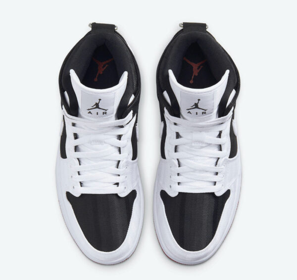 Jordan 1 Mid SE Utility Canvas White Black Gym Red (Women's) DD9338-016 - Phonecase4u photo 5