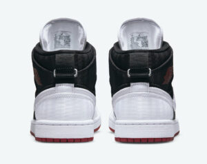 Jordan 1 Mid SE Utility Canvas White Black Gym Red (Women's) DD9338-016 - Phonecase4u photo 6