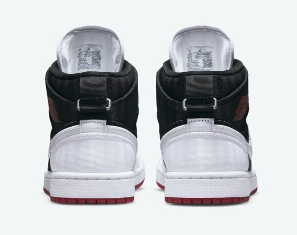 Jordan 1 Mid SE Utility Canvas White Black Gym Red (Women's) DD9338-016 - Phonecase4u photo 6