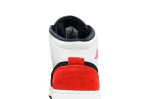 Jordan 1 Mid SE White Black Red Spruce (GS) BQ6931-100 - Phonecase4u photo 7