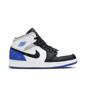 Jordan 1 Mid SE White Black Royal (GS) BQ6931-102 - Phonecase4u photo 1