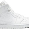 Jordan 1 Mid Triple White 2.0 (2020) 554724-130 - Phonecase4u photo 1
