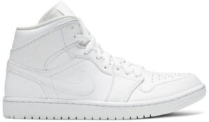 Jordan 1 Mid Triple White 2.0 (2020) 554724-130 - Phonecase4u photo 1
