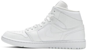 Jordan 1 Mid Triple White 2.0 (2020) 554724-130 - Phonecase4u photo 2