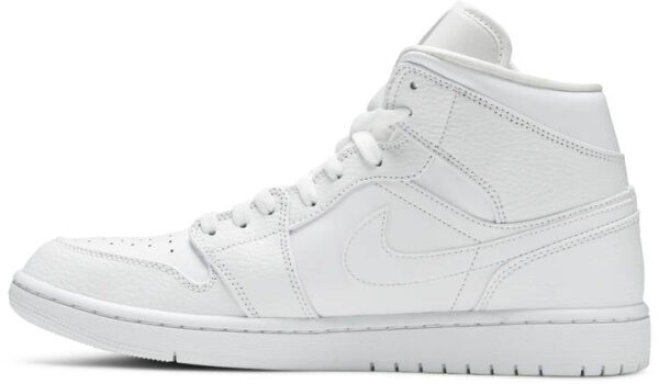 Jordan 1 Mid Triple White 2.0 (2020) 554724-130 - Phonecase4u photo 2