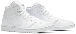 Jordan 1 Mid Triple White 2.0 (2020) 554724-130 - Phonecase4u photo 3
