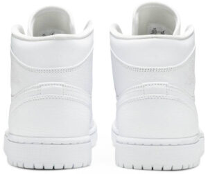 Jordan 1 Mid Triple White 2.0 (2020) 554724-130 - Phonecase4u photo 4