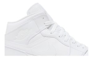 Jordan 1 Mid Triple White 554724-136 - Phonecase4u photo 2