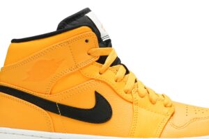 Jordan 1 Mid University Gold Black 554724-700 - Phonecase4u photo 2
