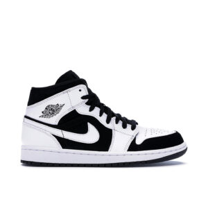 Jordan 1 Mid White Black 554724-113 - Phonecase4u photo 1