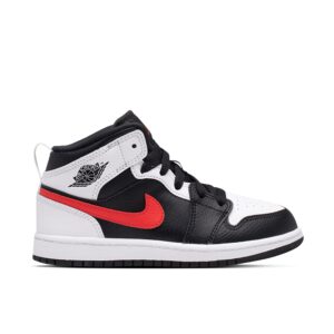 Jordan 1 Mid White Black Chile Red (PS) 640734-075 - Phonecase4u photo 1