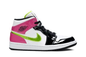 Jordan 1 Mid White Black Cyber Pink CZ9834-100 - Phonecase4u photo 1