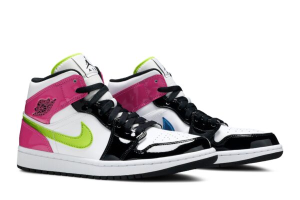 Jordan 1 Mid White Black Cyber Pink CZ9834-100 - Phonecase4u photo 8