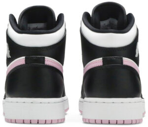 Jordan 1 Mid White Black Light Arctic Pink (GS) 555112-103 - Phonecase4u photo 4