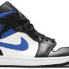 Jordan 1 Mid White Black Racer Blue 554724-140 - Phonecase4u photo 1