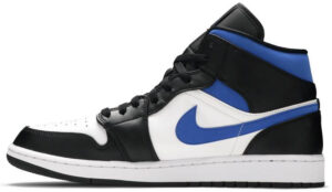 Jordan 1 Mid White Black Racer Blue 554724-140 - Phonecase4u photo 2