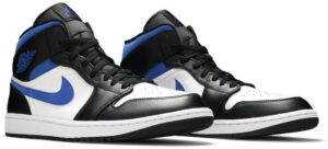 Jordan 1 Mid White Black Racer Blue 554724-140 - Phonecase4u photo 3