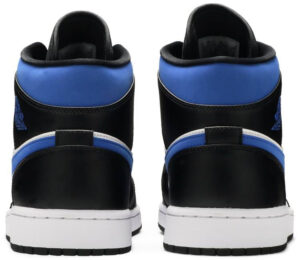 Jordan 1 Mid White Black Racer Blue 554724-140 - Phonecase4u photo 4