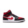 Jordan 1 Mid White Black Red (2022) 554724-079 - Phonecase4u photo 1