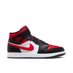 Jordan 1 Mid White Black Red (2022) 554724-079 - Phonecase4u photo 1