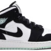 Jordan 1 Mid White Black Teal Tint (GS) BQ6931-103 - Phonecase4u photo 1
