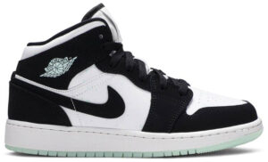 Jordan 1 Mid White Black Teal Tint (GS) BQ6931-103 - Phonecase4u photo 1